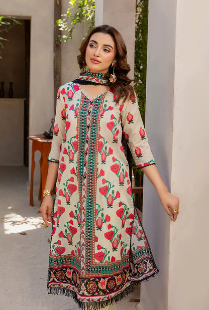 Naqsh Luxury Printed Lawn 3-PC
