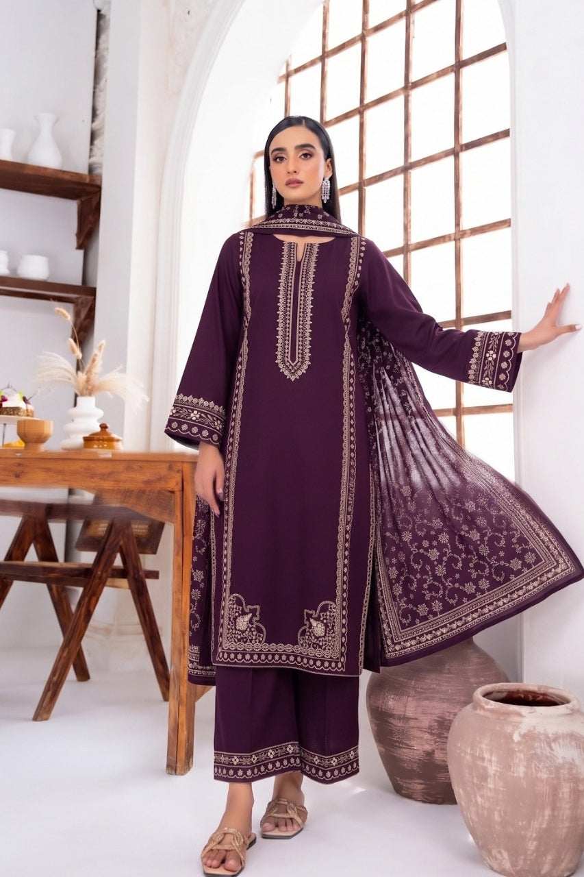 Mannat By Shanaya Digital Printed Stone Linen 3PC