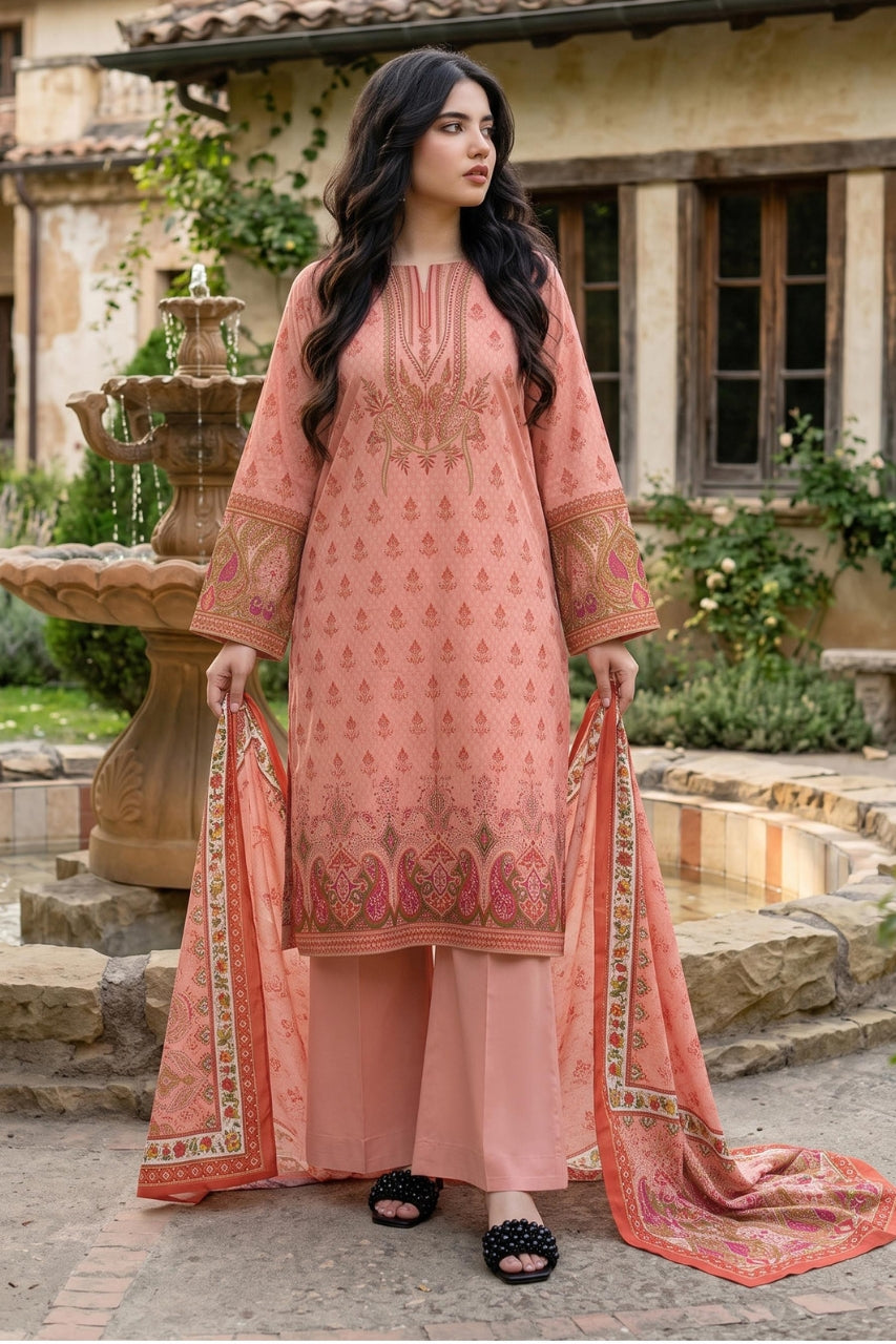 Mashaim Digital Printed Linen 3PC
