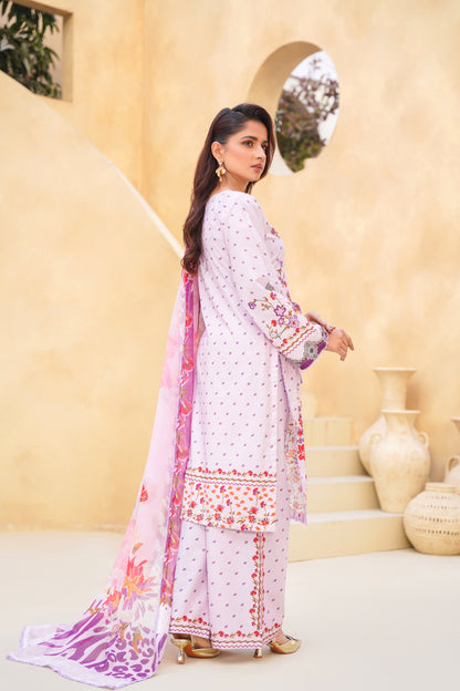 Floral By Anaya Noor Digital Printed Lawn 3PC