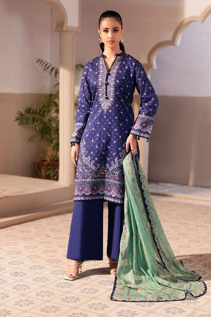 Jacquard By Regalia Digital Printed Lawn 3PC