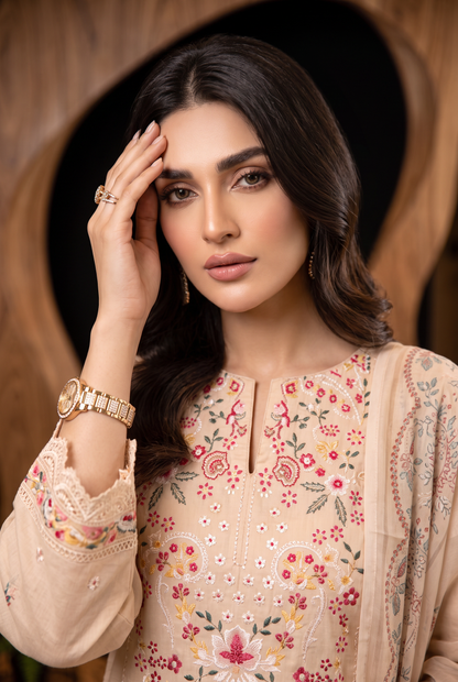 Kehkashan By Anaya Noor Fully Emb Viscose 3PC