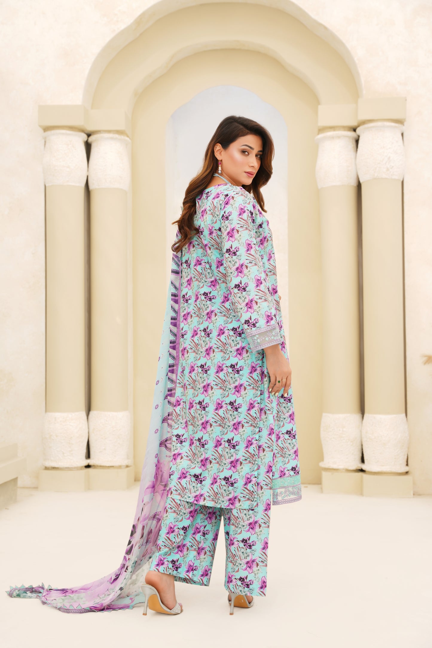 Jashn-e-Baharan By Anaya Noor Emb & Digital Printed Lawn 3PC
