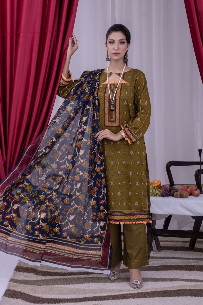 Arfa By Marooj Digital Printed Lawn 3PC