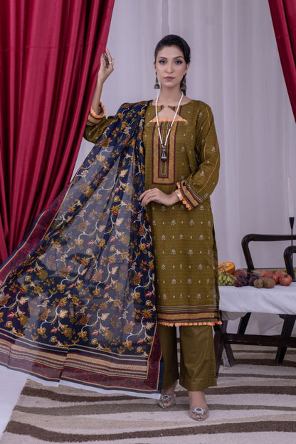 Arfa By Marooj Digital Printed Lawn 3PC