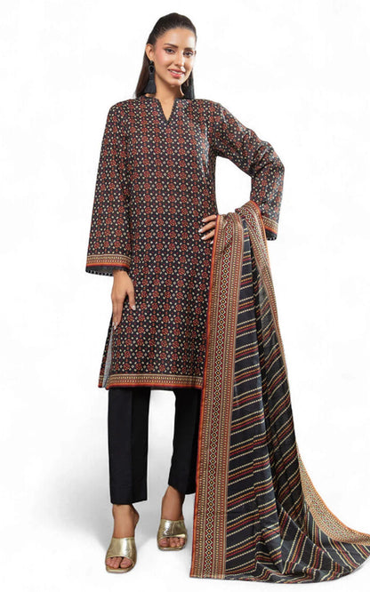 Gul Ahmed Digital Printed Lawn 3PC