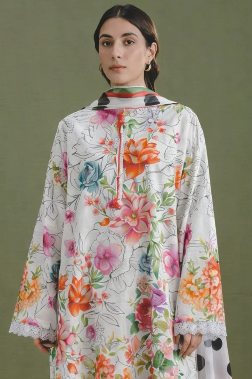 Coco By Zara Shahjahan Digital Printed Lawn 3PC