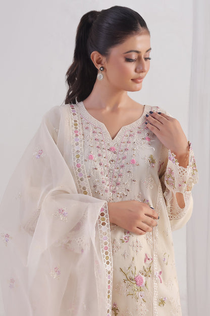 Organza Embroidered 3PC