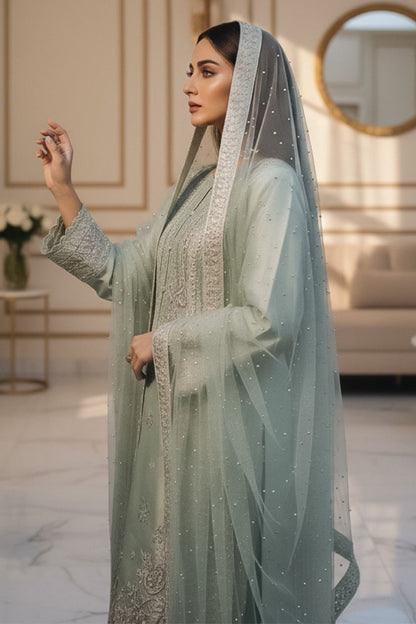 Zaib-o-Zeenat | Dressline | Farsha Sheesha Silk