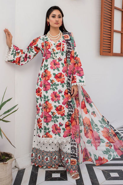 Abrish digital Printed Lawn 3-PC