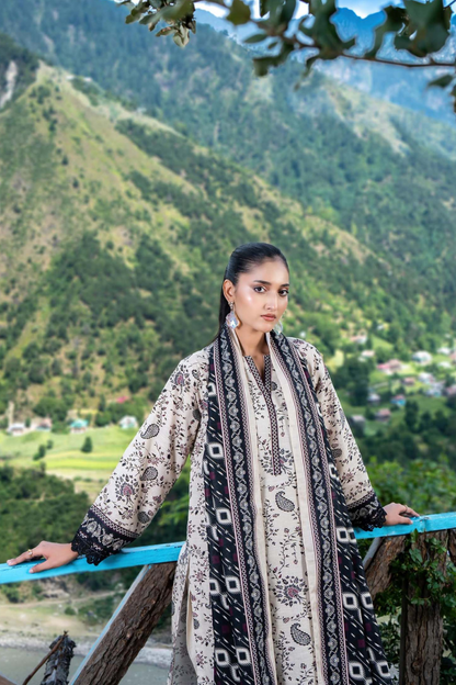 Zesh Airjet Printed Khaddar 3PC
