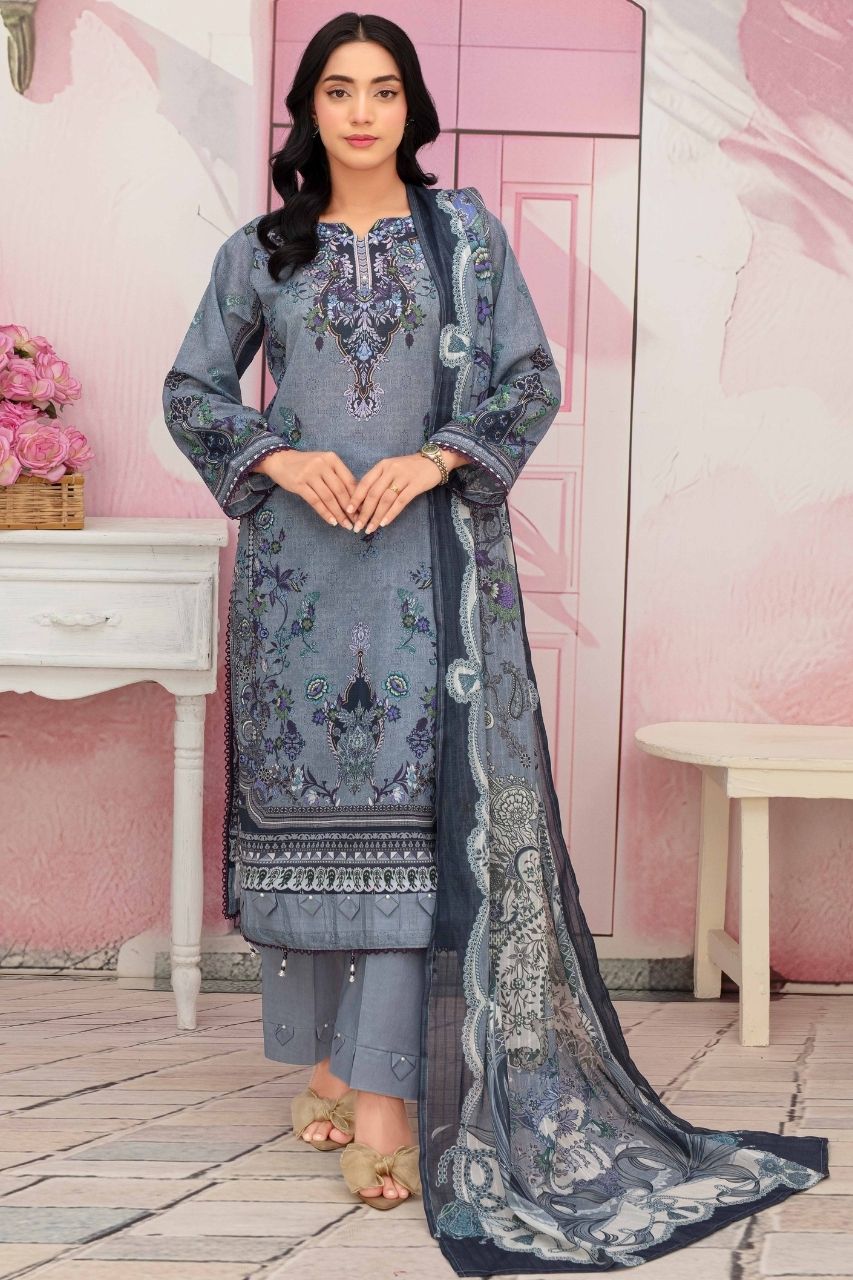 Fabiha By Feroza Digital Printed Lawn 3PC