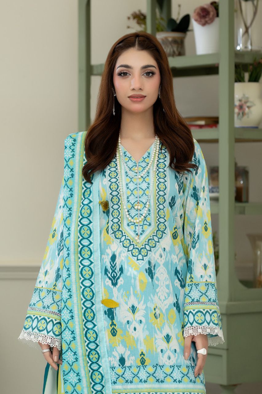 Tabasum By Paltar Premium Printed Lawn 3PC