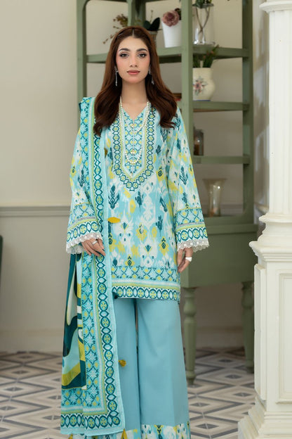 Tabasum By Paltar Premium Printed Lawn 3PC
