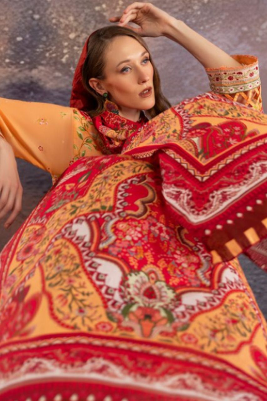 Dill Buro By Paltar Premium Printed Lawn-3PC