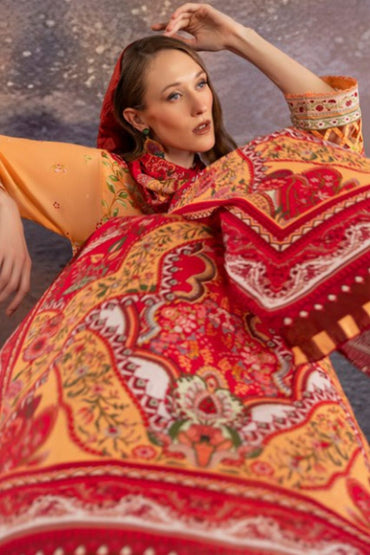Dill Buro By Paltar Premium Printed Lawn-3PC
