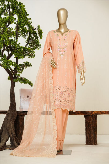 Aifa Luxury Emb Laserkari Dyed Lawn 3PC