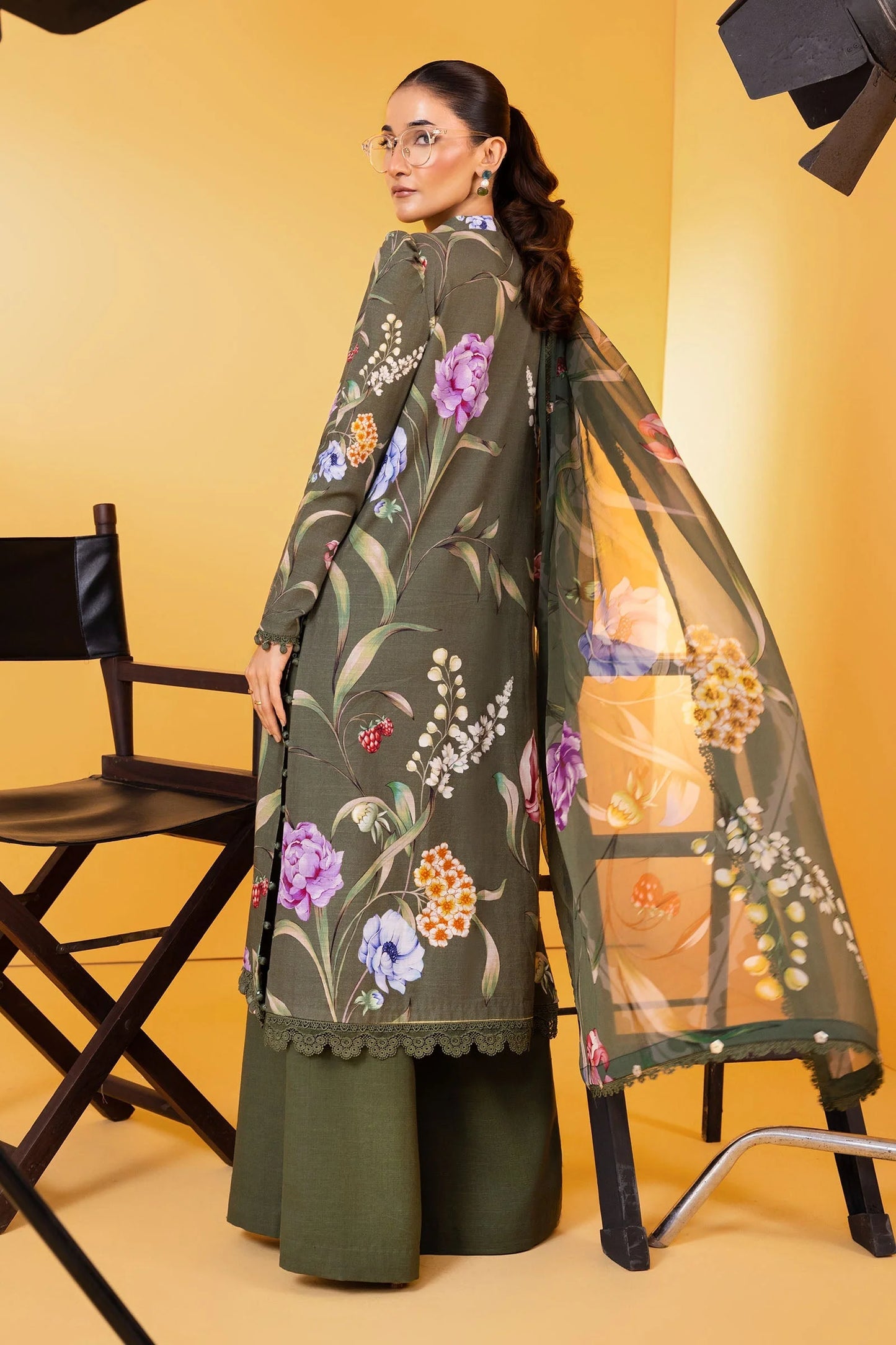 M/Basics By Maria B Digital Printed Lawn 3PC
