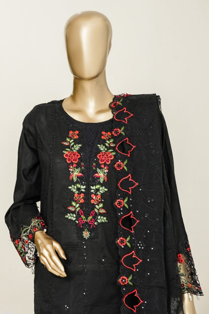 Aifa Luxury Emb Laserkari Dyed Lawn 3PC