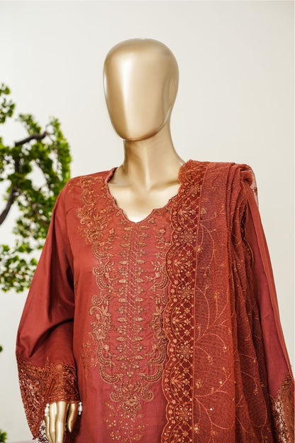Aifa Luxury Emb Laserkari Dyed Lawn 3PC
