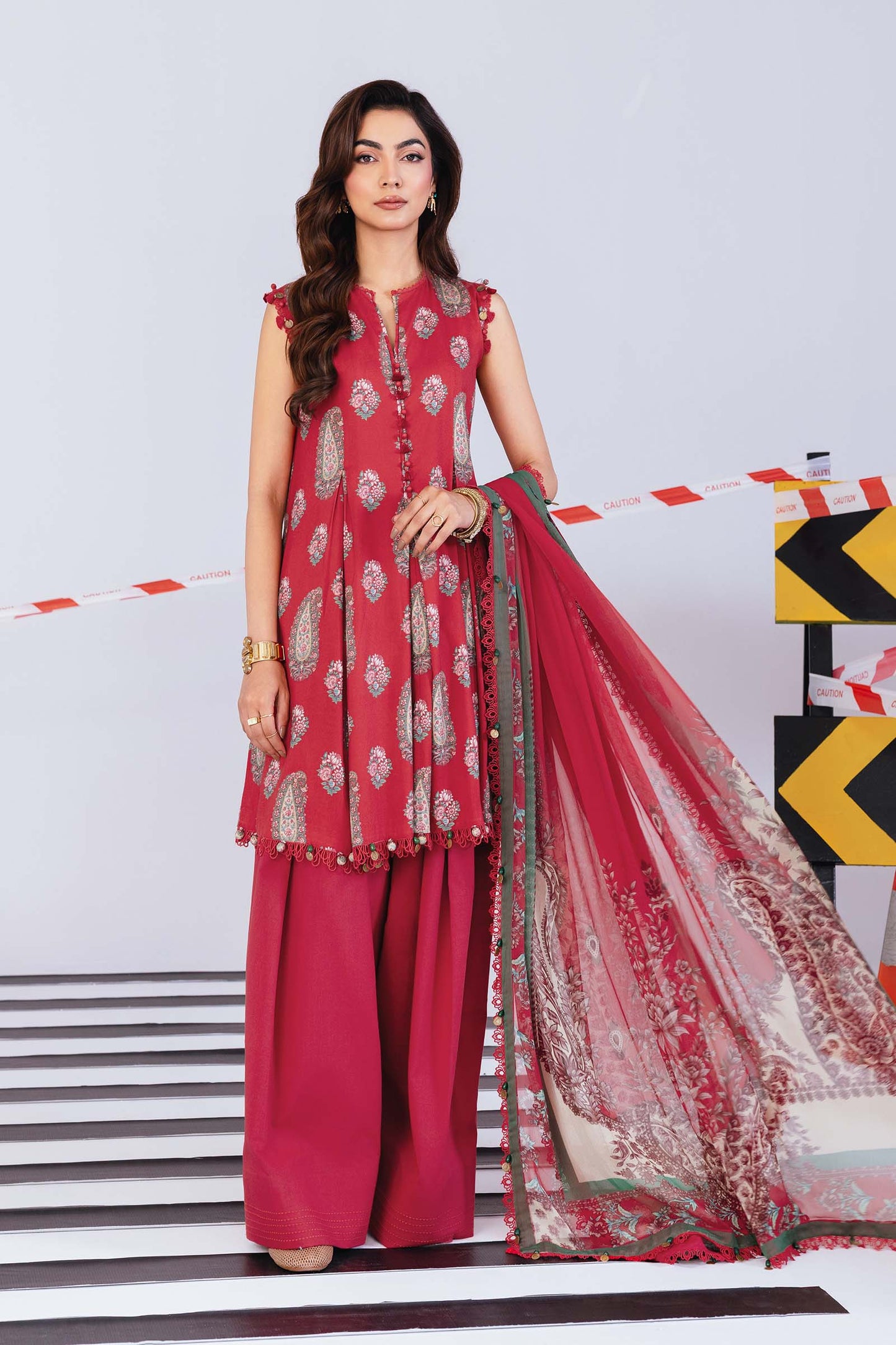 M/Basics By Maria B Digital Printed Lawn 3PC