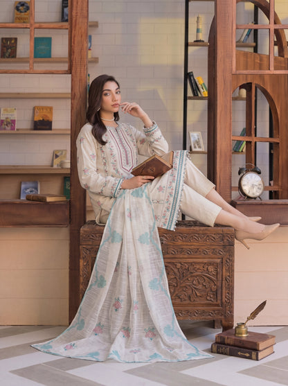 Mirari Luxury Embroidered Lawn 3PC