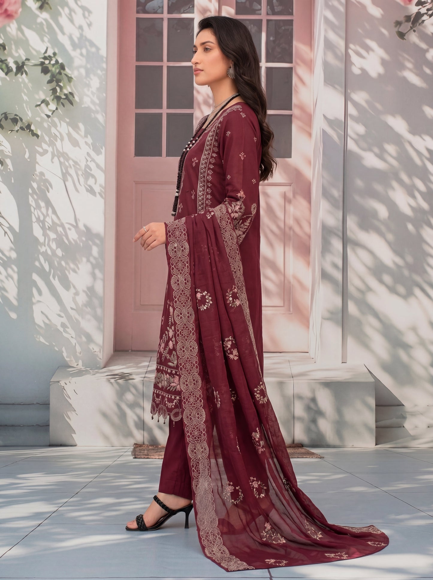 Mirari Luxury Embroidered Lawn 3PC