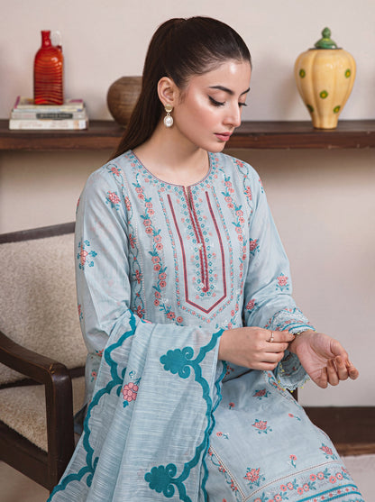 Mirari Luxury Embroidered Lawn 3PC