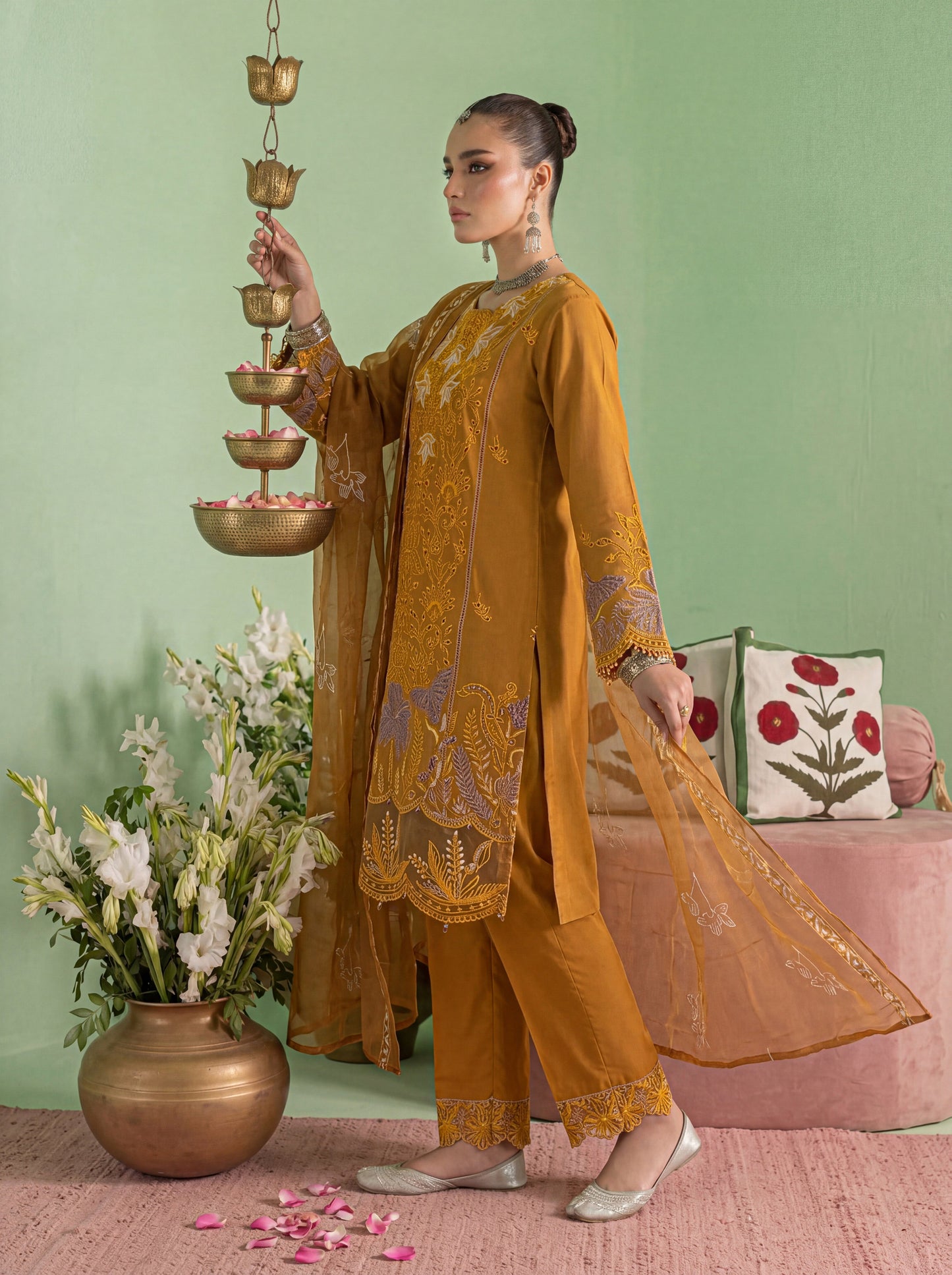 Mirari Luxury Embroidered Lawn 3PC