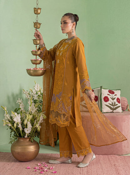 Mirari Luxury Embroidered Lawn 3PC