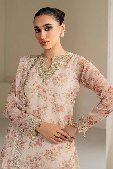 Iznik Embroiderd & Digital Printed Lawn 3PC