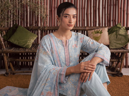 Mirari Digital Printed Stitched Lawn 3PC
