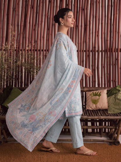 Mirari Digital Printed Stitched Lawn 3PC