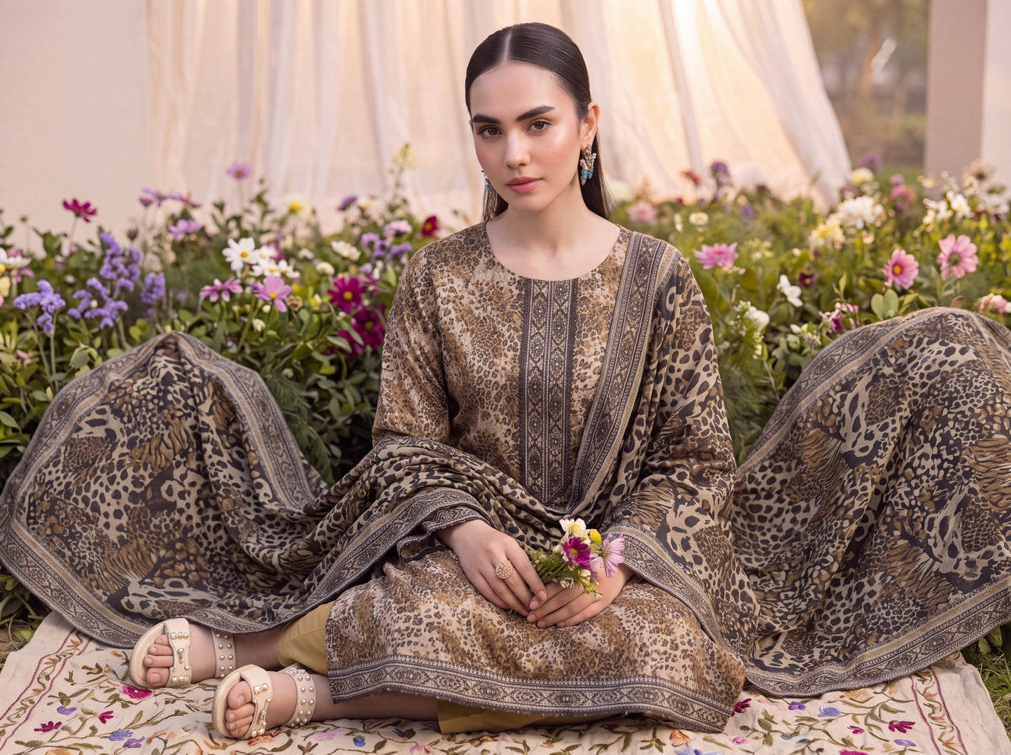 Mirari Digital Printed Stitched Lawn 3PC