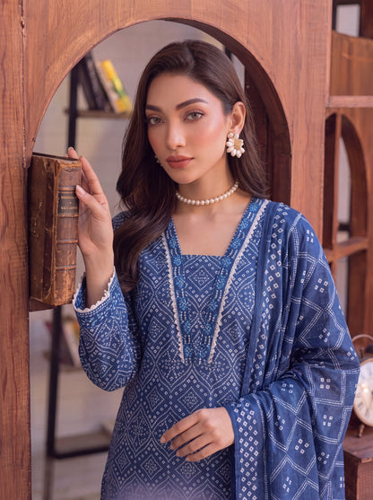Mirari Digital Printed Stitched Lawn 3PC