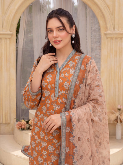 Mirari Digital Printed Stitched Lawn 3PC
