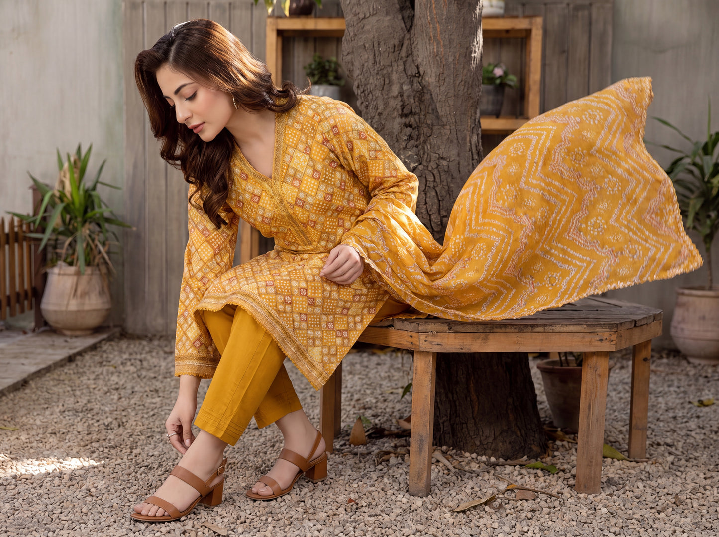 Mirari Digital Printed Stitched Lawn 3PC