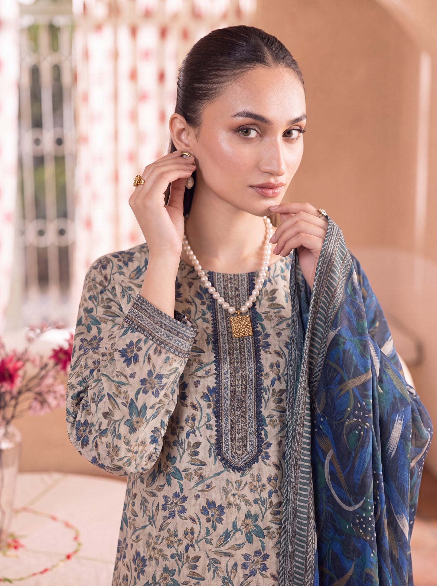 Mirari Digital Printed Stitched Lawn 3PC