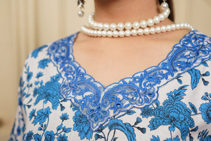 Moco By Anaya Noor Emb & Digital Printed Lawn 3PC