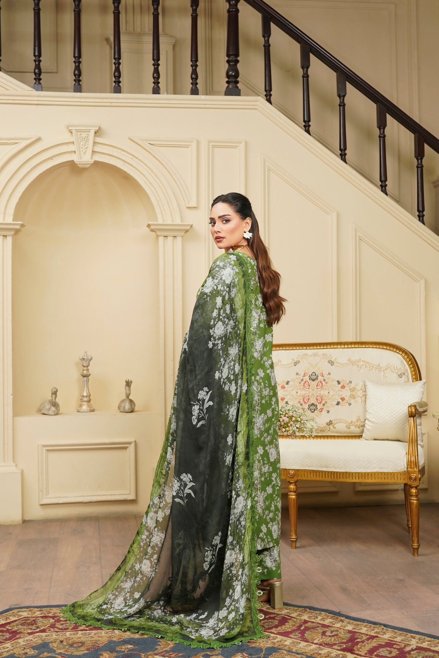 Moco By Anaya Noor Emb & Digital Printed Lawn 3PC