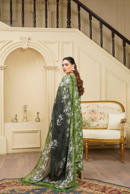 Moco By Anaya Noor Emb & Digital Printed Lawn 3PC