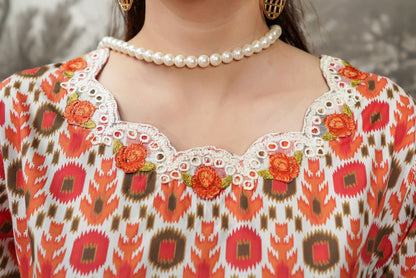 Moco By Anaya Noor Emb & Digital Printed Lawn 3PC
