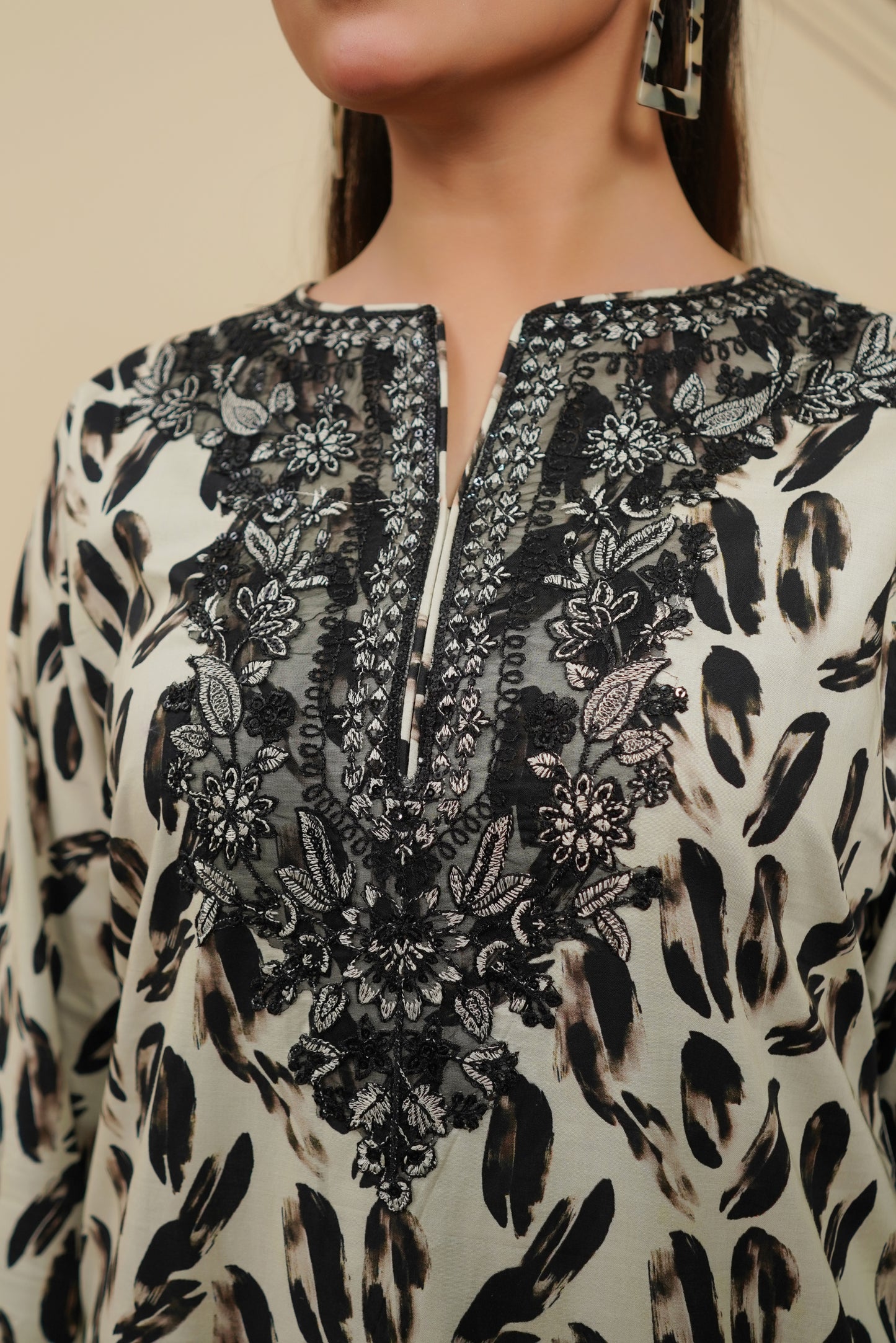 Moco By Anaya Noor Emb & Digital Printed Lawn 3PC