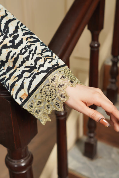 Moco By Anaya Noor Emb & Digital Printed Lawn 3PC