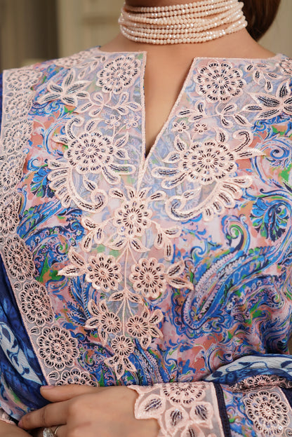Moco By Anaya Noor Emb & Digital Printed Lawn 3PC