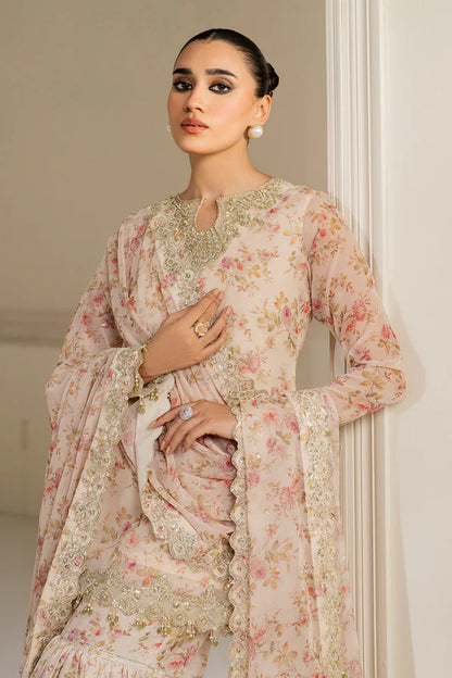Iznik Embroiderd & Digital Printed Lawn 3PC