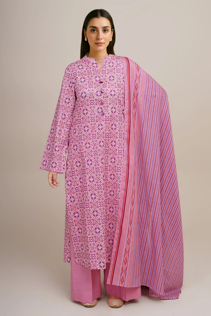 Kayseria Digital Printed Lawn 3PC