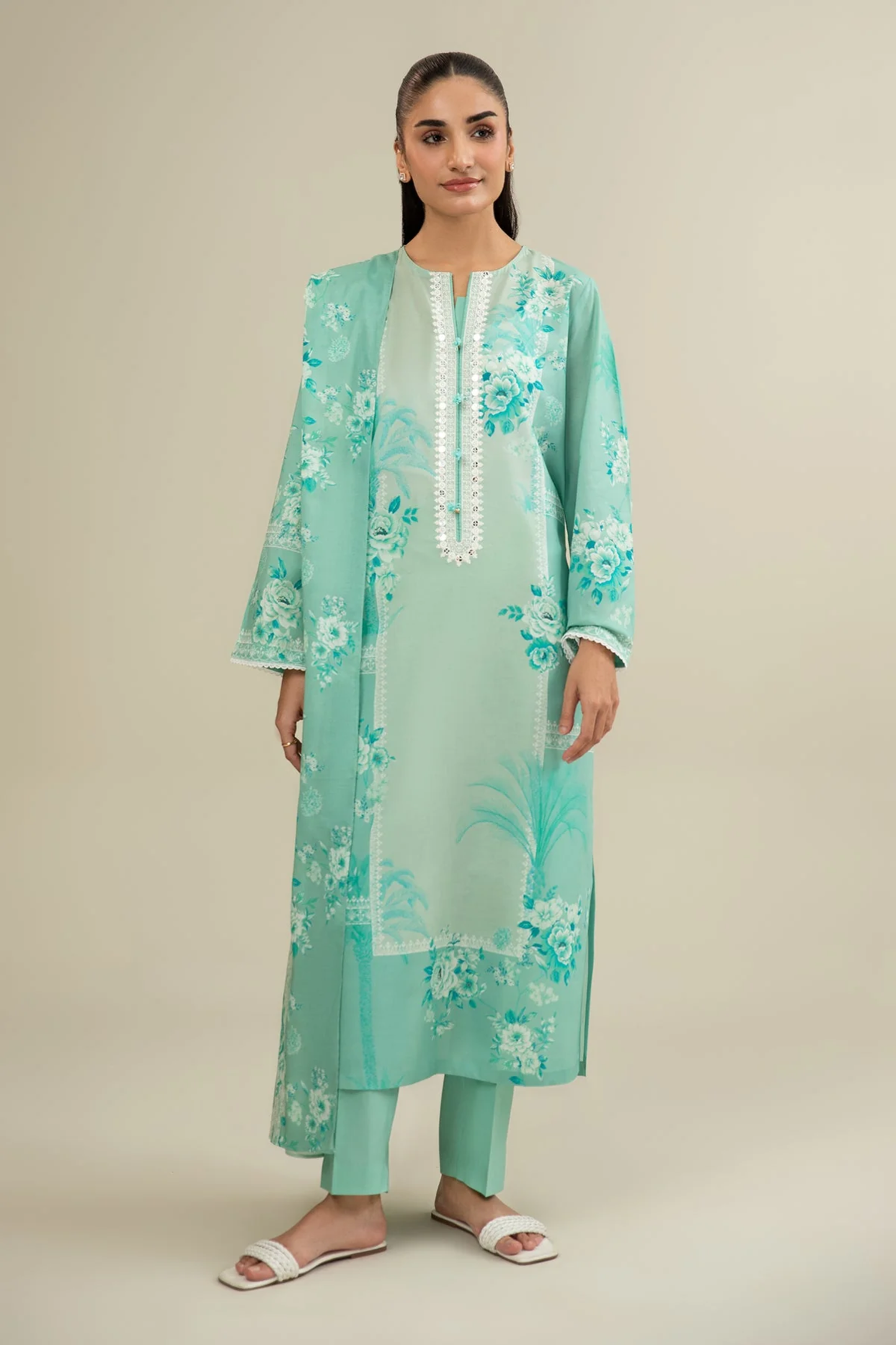 Kayseria Digital Printed Lawn 3PC