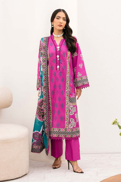 Yakin By Asifa Digital Printed Lawn 3PC