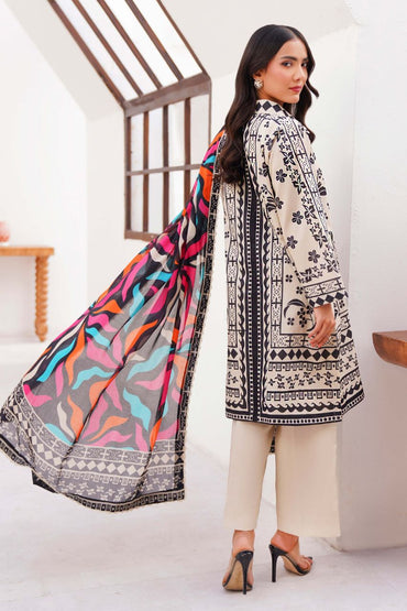 Yakin By Asifa Digital Printed Lawn 3PC